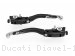 Adjustable Folding Brake and Clutch Lever Set by Ducabike Ducati / Diavel 1260 S / 2022