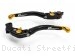 Adjustable Folding Brake and Clutch Lever Set by Performance Technology Ducati / Streetfighter V4 / 2024