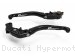 Adjustable Folding Brake and Clutch Lever Set by Performance Technology Ducati / Hypermotard 821 SP / 2015