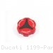 Carbon Inlay Rear Brake Fluid Tank Cap by Ducabike Ducati / 1199 Panigale R / 2013