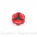 Carbon Inlay Rear Brake Fluid Tank Cap by Ducabike Ducati / Hypermotard 1100 / 2008