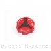 Carbon Inlay Rear Brake Fluid Tank Cap by Ducabike Ducati / Hypermotard 821 / 2013