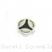 Carbon Inlay Rear Brake Fluid Tank Cap by Ducabike Ducati / Scrambler 800 Cafe Racer / 2021