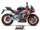 Aprilia RS660 Tuono 660 CR-T Full System Exhaust by SC-Project A23-PTC36T  A23-PTC36C